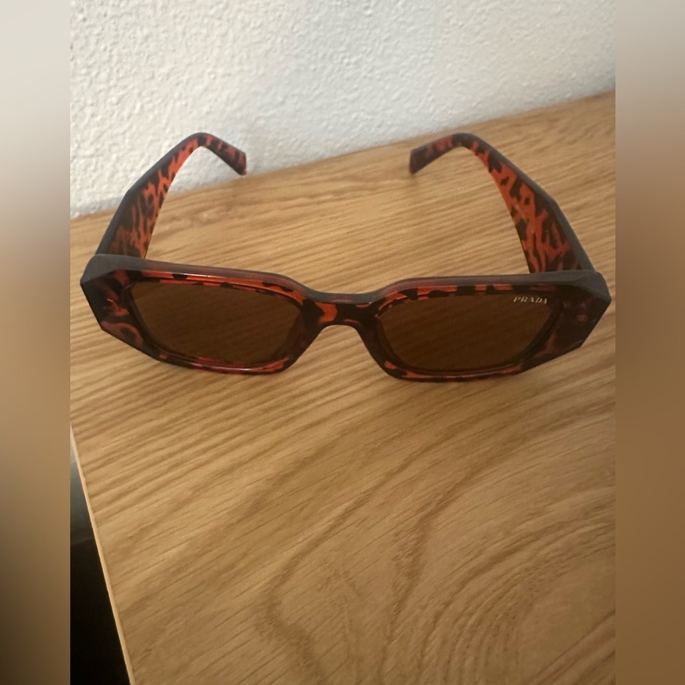 Prada Sun Glasses ( Symbole Rectangular Sunglasse… - image 1